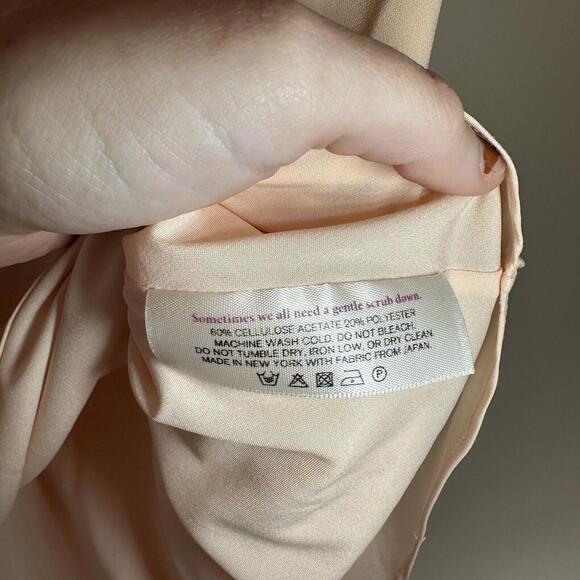 MM Lafleur Sleeveless Tunic Top Size Extra Large Blush Pink Drape Neck - Picture 3 of 7